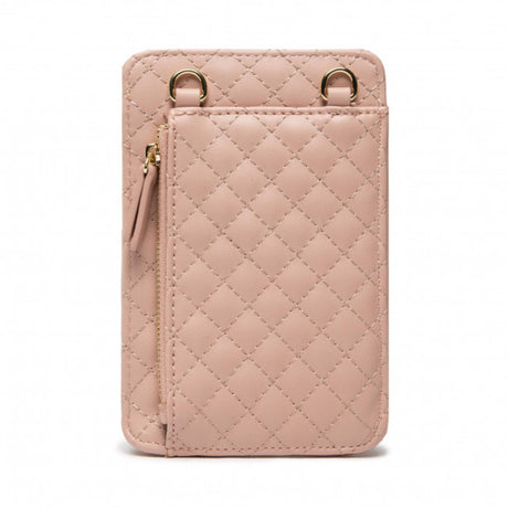 Guess, Guess, Synthetic Leather, Textile Bag, Pouch Phone, Pink, PW1510P2301, For Women, 11 x 16.5 x 1.5 cm - Feel You