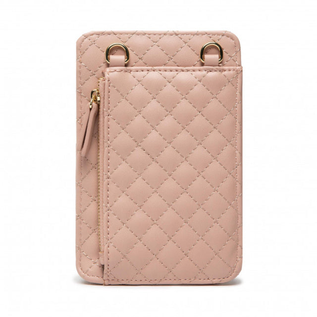 Guess, Guess, Synthetic Leather, Textile Bag, Pouch Phone, Pink, PW1510P2301, For Women, 11 x 16.5 x 1.5 cm - Feel You