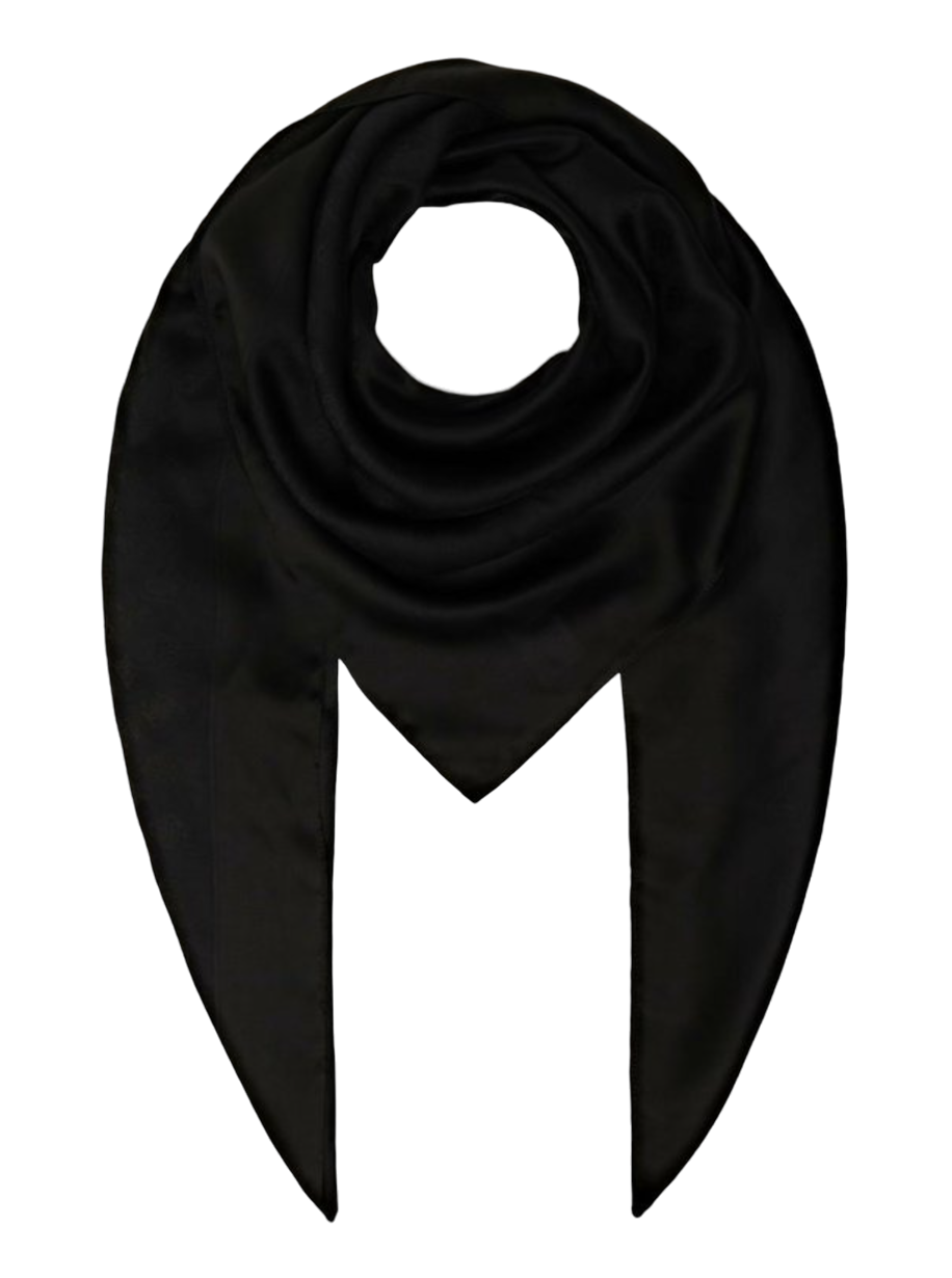 Guess, Helaina Kefiah, Textile Scarf, Black, 4G Logo, AW8850 POL03, 135 x 135 cm, For Women - Feel You