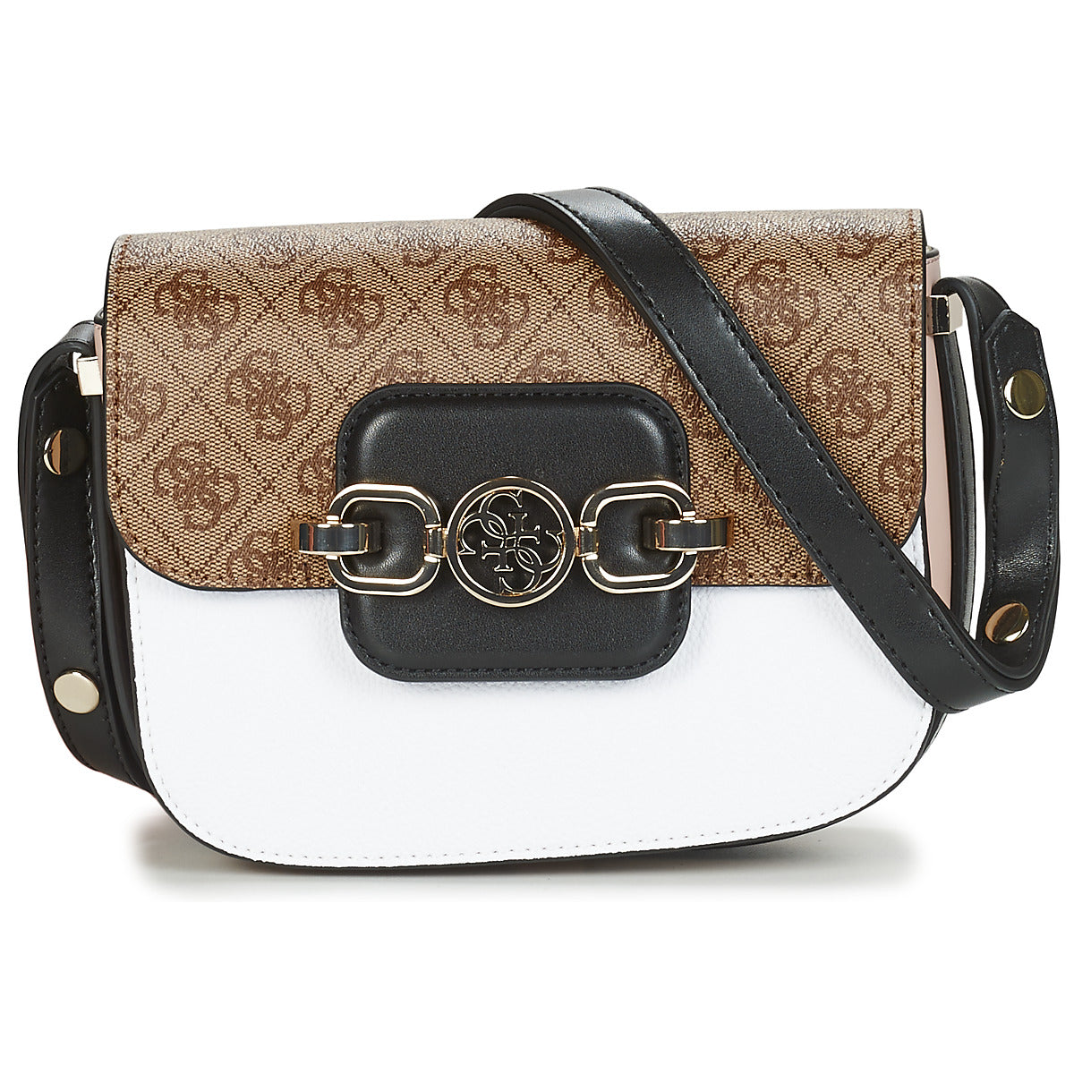 Guess, Hensely, Textile Bag, Mini, Latte, For Women - Feel You