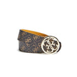 Guess, Jensen Not Ajuster et Rev, Double-Sided Model, Textile Belt, Brown, Mustard Yellow, For Women, Size M - Feel You