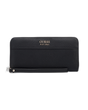 Guess, Katey, Textile Wallet, SLG Large Zip, Black, For Women - Feel You
