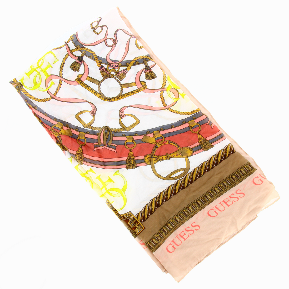 Guess, Kefiah, Textile Scarf, AW8800MOD03, 130 x 130 cm, For Women - Feel You