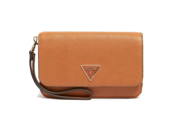 Guess, Laurel, Textile Bag, Phone Organizer, Light Cognac, SWZG85, For Women, 12 x 19.5 x 5.5 cm - Feel You