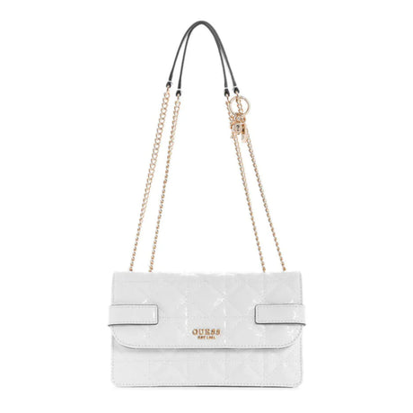 Guess, Malia, Synthetic Leather, Textile Bag, White, GG848821, For Women, 25 x 15 x 9 cm - Feel You