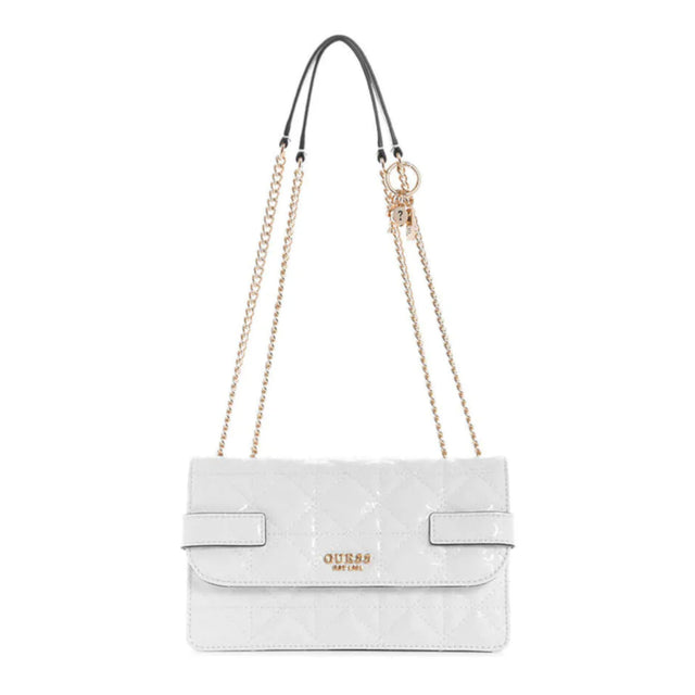 Guess, Malia, Synthetic Leather, Textile Bag, White, GG848821, For Women, 25 x 15 x 9 cm - Feel You