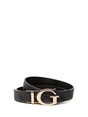 Guess, Mika, Double-Sided Model, Textile Belt, Gray, For Women, Size M - Feel You