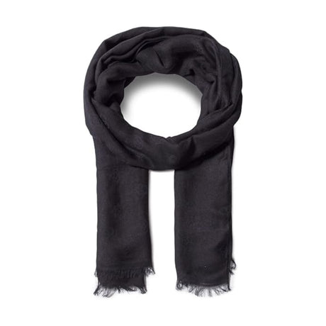 Guess, Ninette Jacquard, Textile Scarf, Black, 8 x 180, For Women - Feel You