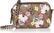Guess, Noelle, Double Zip Compartments, Textile Crossbody Bag, Floral, 20.32 x 7.62 x 13.97 cm, For Women - Feel You