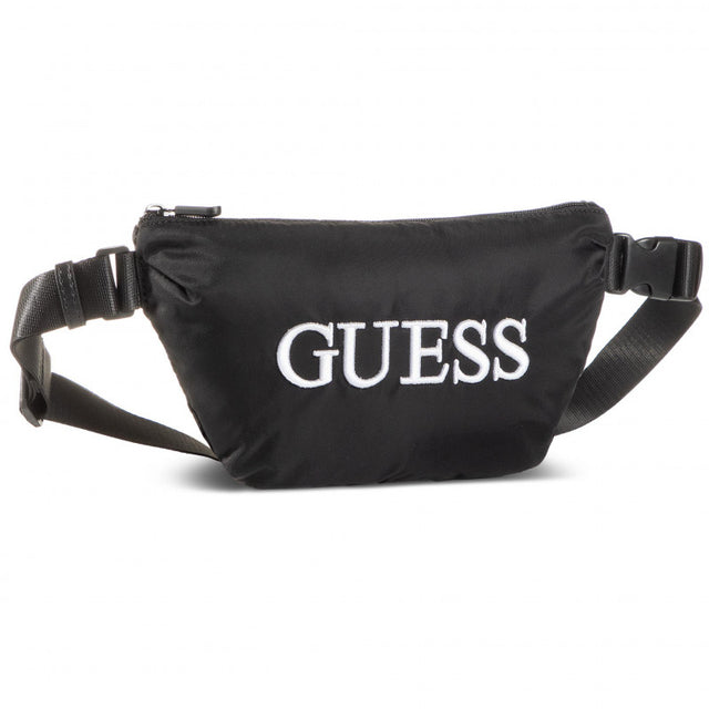 Guess, Quatro, Textile Fanny Pack, Black, 19/28.5 x 17 x 4 cm, For Men - Feel You