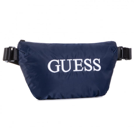 Guess, Quatro, Textile Fanny Pack, Blue, 19/28.5 x 17 x 4 cm, For Men - Feel You