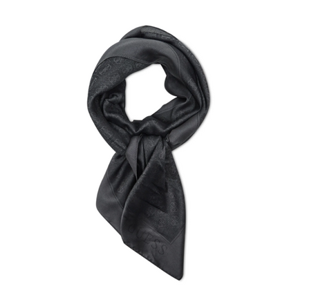 Guess, Rossana, Textile Scarf, Coal, 4G Logo, AW8851 POL03, 135 x 135 cm, For Women - Feel You