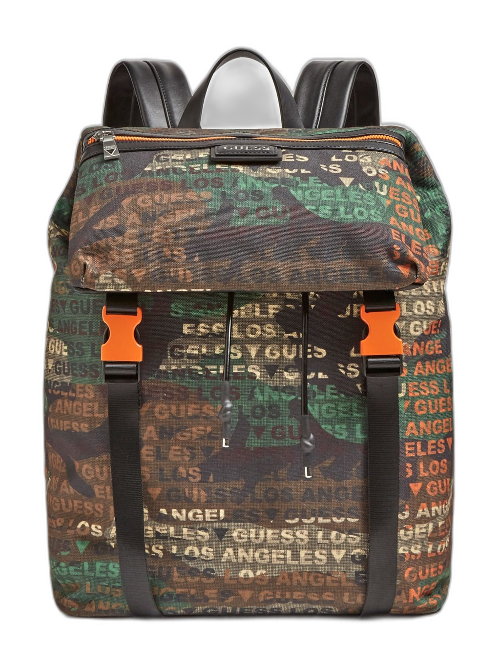 Guess, Salameda, Textile Backpack, Camouflage, Laptop Compartiment, Unisex - Feel You