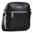 Guess, Scala, Mini, Textile Crossbody Bag, Black, For Men - Feel You