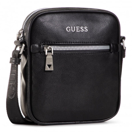 Guess, Scala, Mini, Textile Crossbody Bag, Black, For Men - Feel You