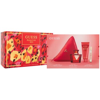Guess - Seductive Red Dárková sada EDT 75 ml, tělové mléko 100 ml, miniaturka EDT 15 ml a kosmetická taštička - 75ml - Feel You