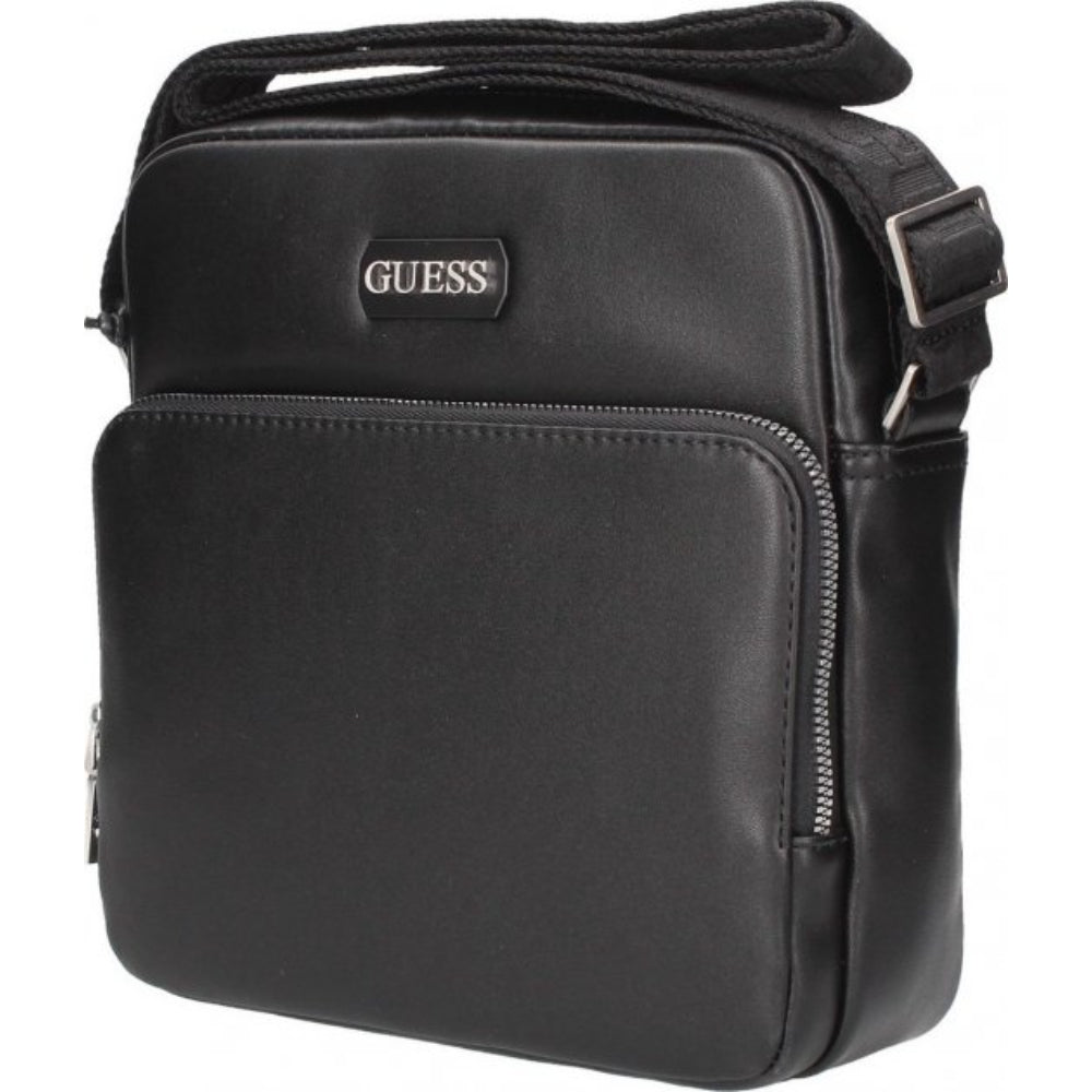 Guess, Torba, Textile Crossbody Bag, Black, 19 x 23 x 2 cm, For Men - Feel You