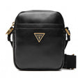 Guess, Tracolla, Textile Bag, Black, HMESCAP2215BLA, For Men, 18 x 14 x 5 cm - Feel You