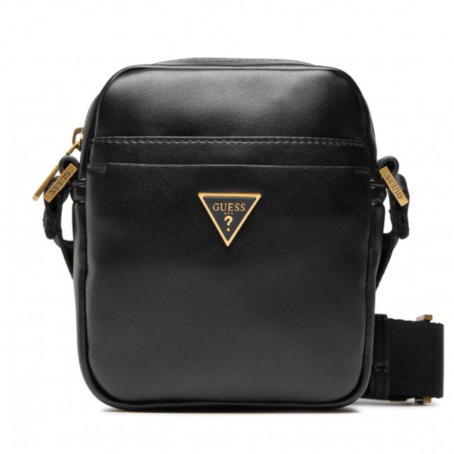 Guess, Tracolla, Textile Bag, Black, HMESCAP2215BLA, For Men, 18 x 14 x 5 cm - Feel You