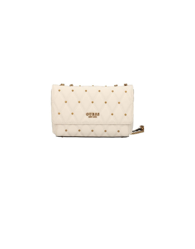 Guess, Triana, Textile Crossbody Bag, Ivory, HWQS8553210, 26 x 16 x 9 cm, For Women - Feel You