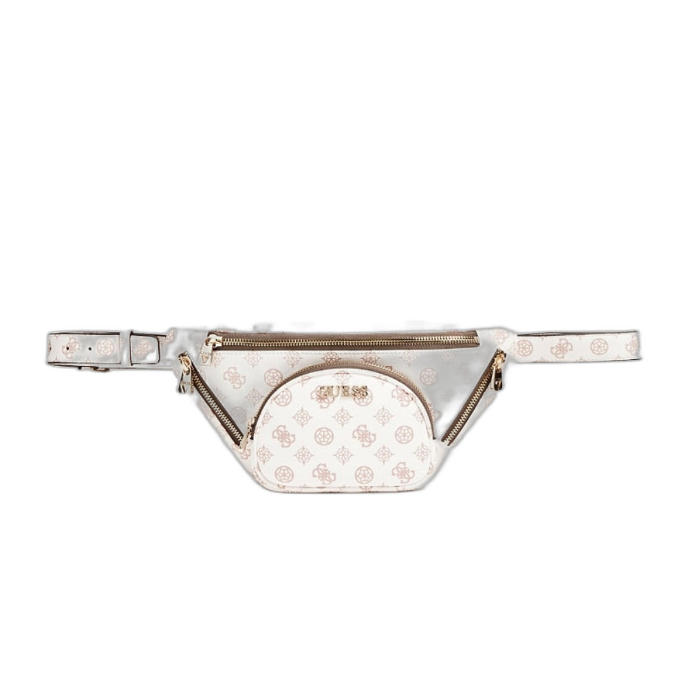 Guess, Utility Vibe, Textile Fanny Pack, White, For Women - Feel You