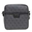 Guess, Vezzola, Document Holder, Textile Crossbody Bag, Black, For Women - Feel You