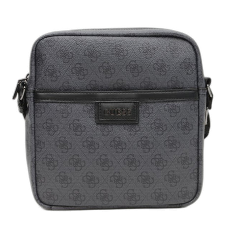 Guess, Vezzola, Document Holder, Textile Crossbody Bag, Black, For Women - Feel You
