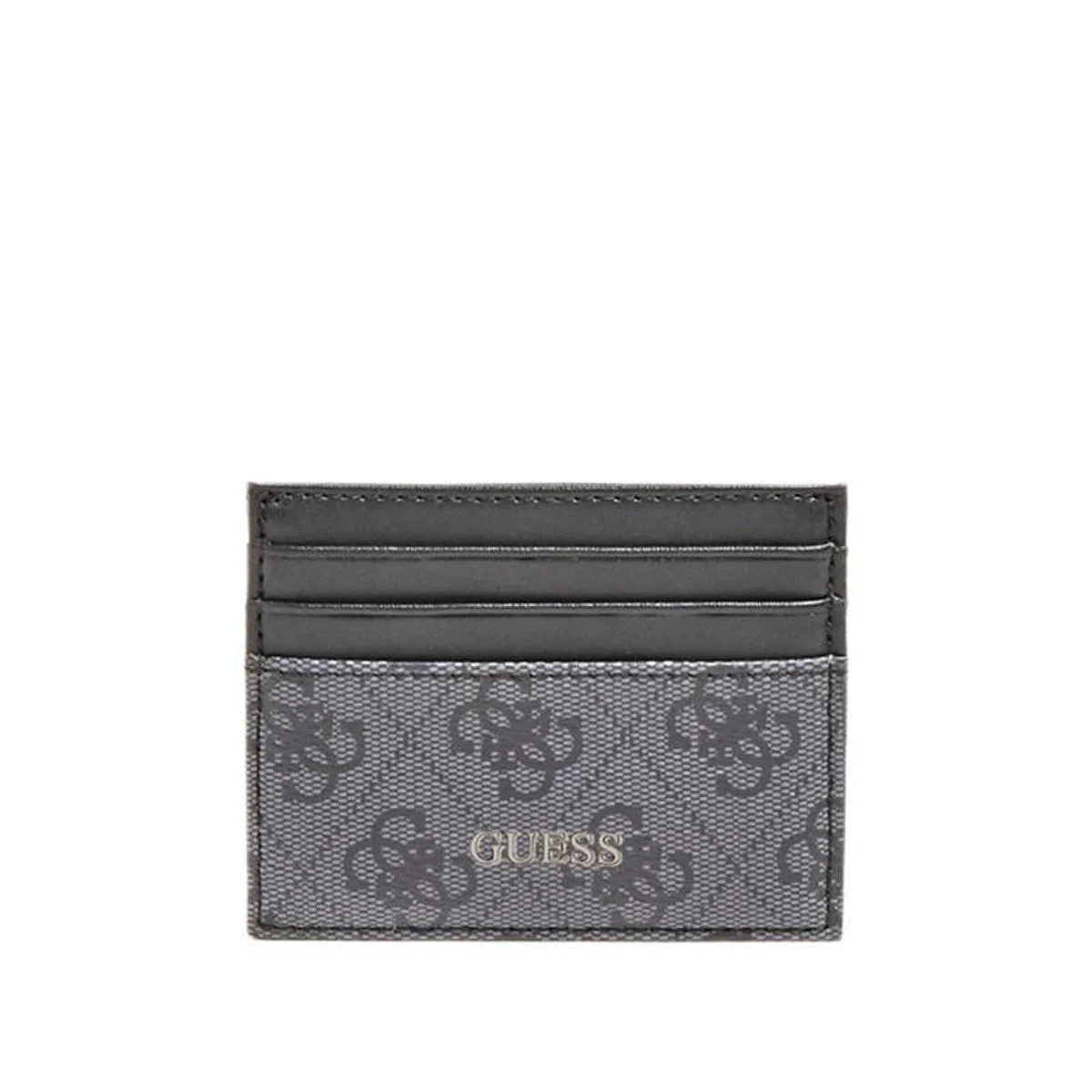 Guess, Vezzola, Leather Card Holder, Black, For Men - Feel You