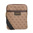 Guess, Vezzola, Textile Crossbody Bag, Brown, 19 x 24 x 2cm, For Men - Feel You