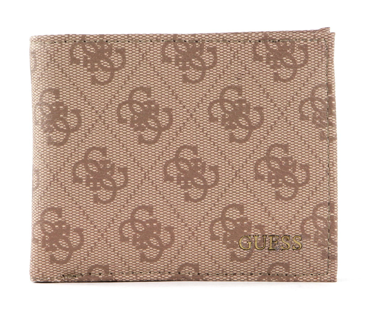 Guess, Vezzola, Textile Wallet, Coin Holder, Brown, Unisex - Feel You