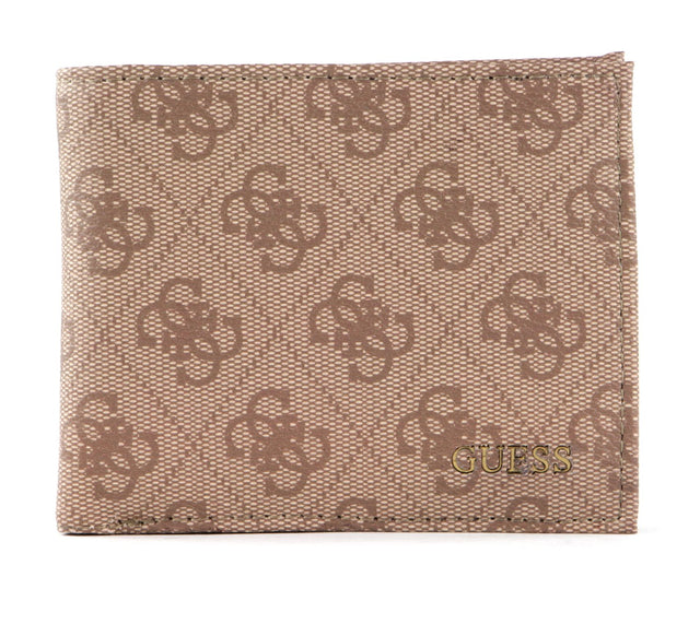 Guess, Vezzola, Textile Wallet, Coin Holder, Brown, Unisex - Feel You