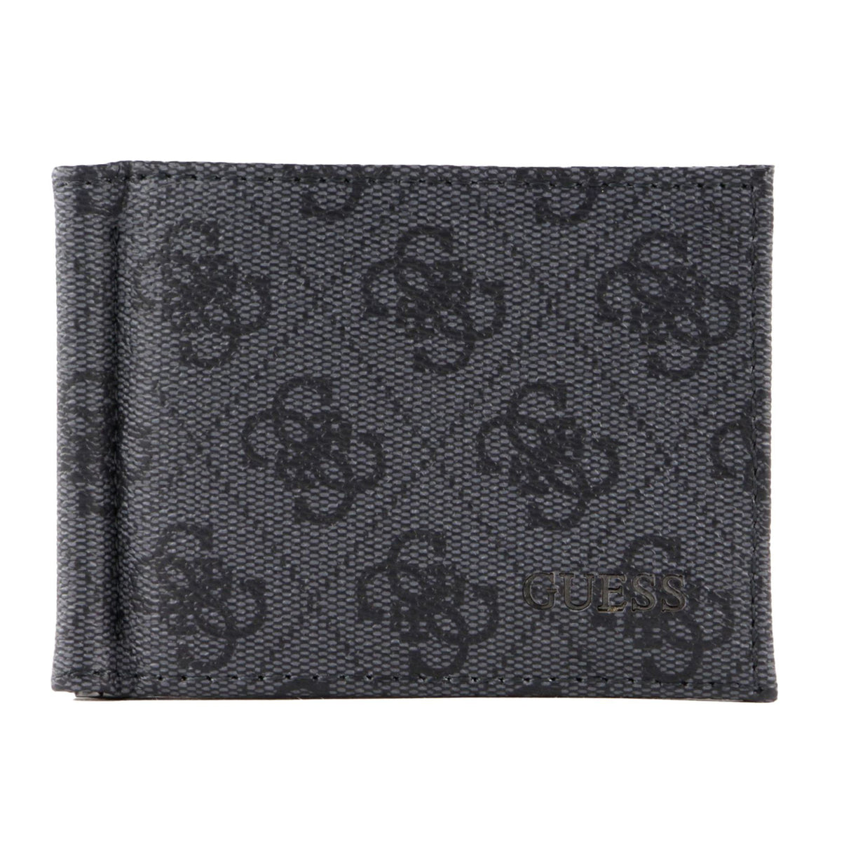 Guess, Vezzola, Textile Wallet, Coin Holder, SMVEZLLEA23, Black, For Men - Feel You