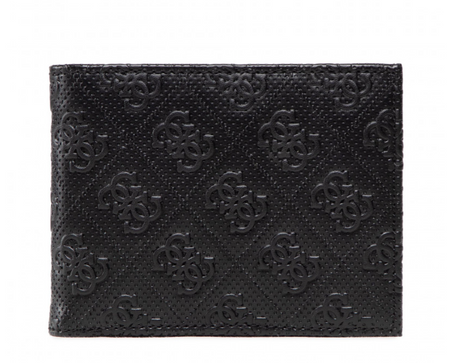 Guess, Vezzola, Textile Wallet, Logo Detail, SMESCHLEA20, Black, For Men - Feel You