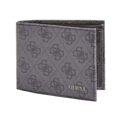 Guess, Vezzola, Textile Wallet, Small Billfold, SMVEZZPOL22, Black, For Men - Feel You