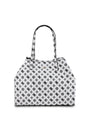 Guess, Vikky, Leather, Textile Bag, White, For Women, 32.5x27x15 cm - Feel You