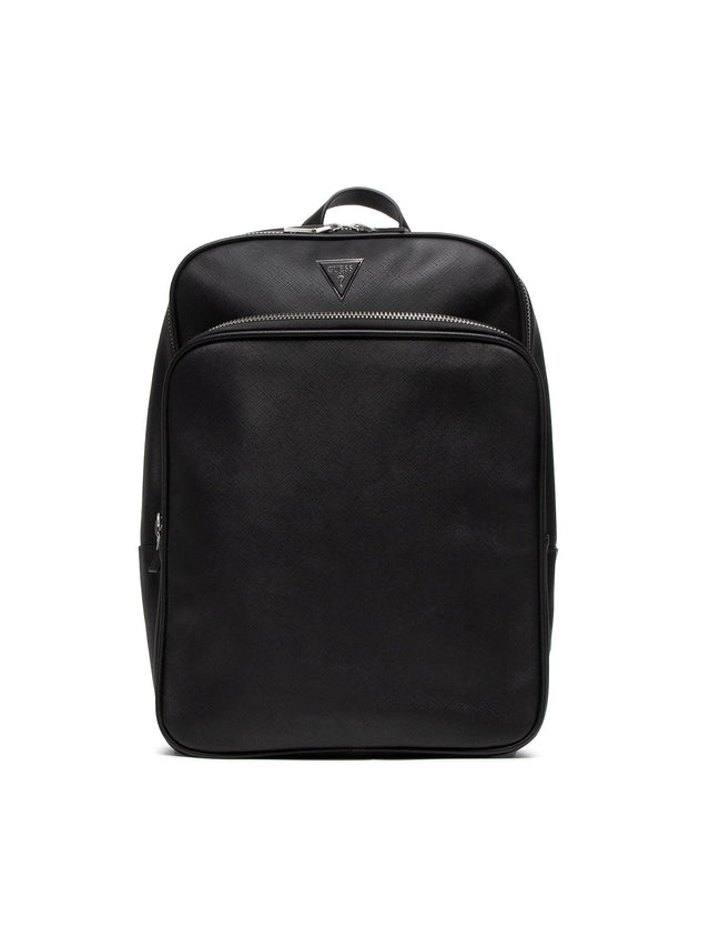 Guess, Zaino, Synthetic Leather, Textile Backpack, Black, HMECRN, For Men - Feel You