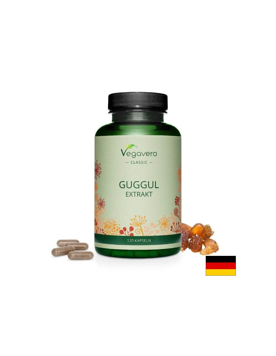 Guggul Extract/ Гугул, 120 капсули, 100% Vegan Vegavero - Feel You