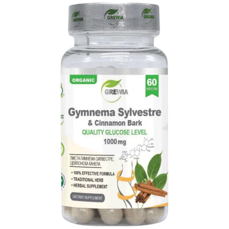 Gymnema Sylvestre & Cinnamon Bark 1000 mg - 60 капсула - Feel You