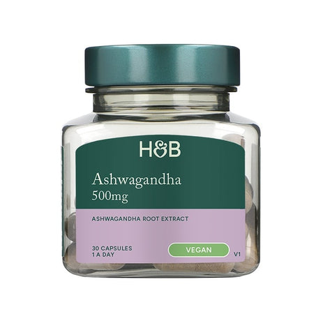 HB Ашваганда 500mg 30 купсули, Holland & Barrett - Feel You