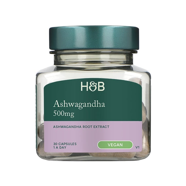 HB Ашваганда 500mg 30 купсули, Holland & Barrett - Feel You