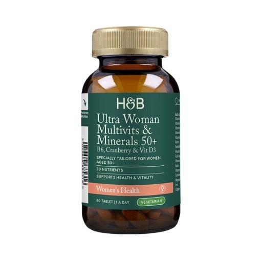 HB UltraWoman 50+ Мултивитамини за жени над 50 90 таблетки, Holland & Barrett - Feel You