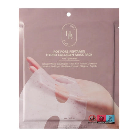 HEVEBLUE - Pot Pore Peptamin Hydro Collagen Mask - Collagen Pore Constricting Mask - 1pcx35g - Feel You