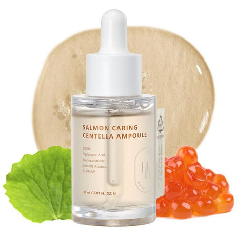 HEVEBLUE - Salmon Caring Centella Ampoule, 30ml - Feel You
