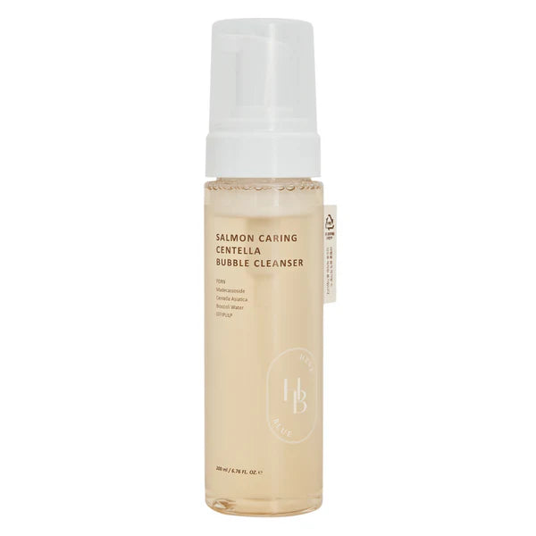 HEVEBLUE - Salmon Caring Centella Bubble Cleanser, 200ml - Feel You