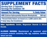 HMB 500 mg - 180 капсули - Feel You