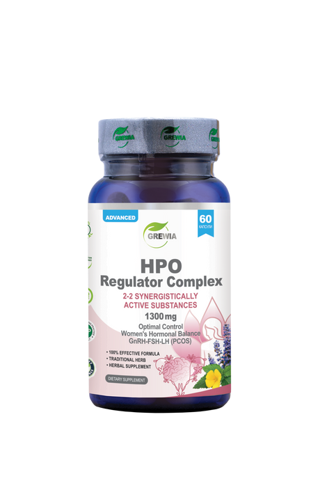 HPO Regulator Complex 2-2 Synergistically Active Substances Herbal Supplement – 1300 mg, 60 Caps. - Feel You