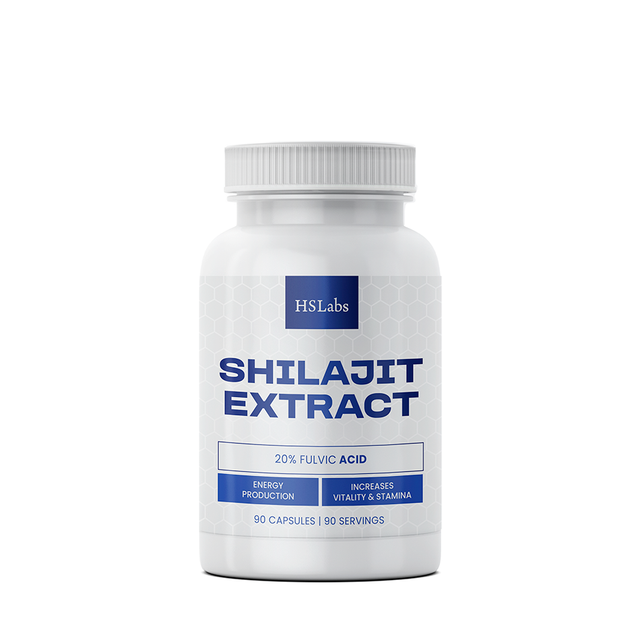 HS LABS - SHILAJIT EXTRACT 500 mg (20 % fulvic acid) - 90 capsules - Feel You