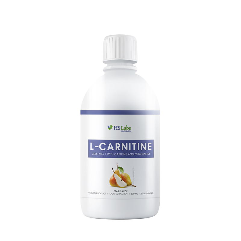HS LABS - L-CARNITINE 3000 - WITH CAFFEINE AND CHROMIUM - 500 ml