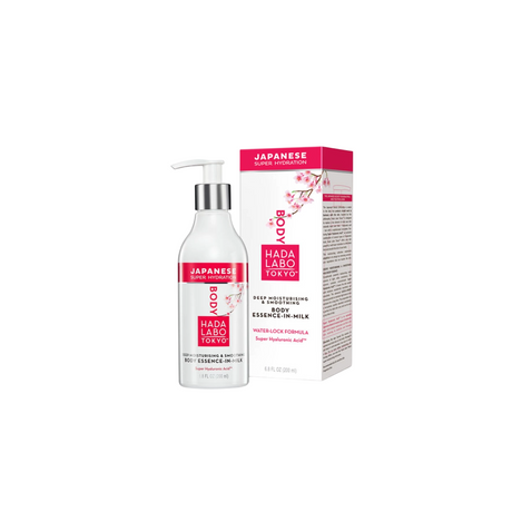 Hada Labo Tokyo, Body, Hyaluronic Acid, Moisturizing & Smoothing, Body Milk, All Over The Body, 200 ml - Feel You