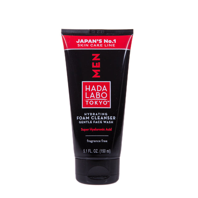Hada Labo Tokyo, Men, Hyaluronic Acid, Eliminates Impurities, Cleansing Foam, 150 ml - Feel You